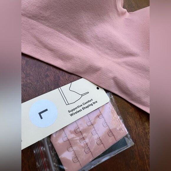 TRUEKIND wireless shaping bra 🌺 supportive comfort 🌺 Rose Tan 🌺 large - Picture 4 of 6